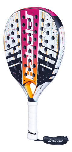 Pala De Padel Babolat Dyna Energy 2025 (330g.) Blanco/rosa/naranja