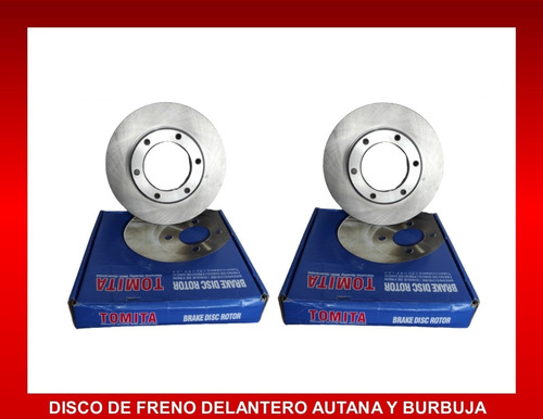 Disco De Freno Delantero Autana Burbuja Fzj80 6 Huecos