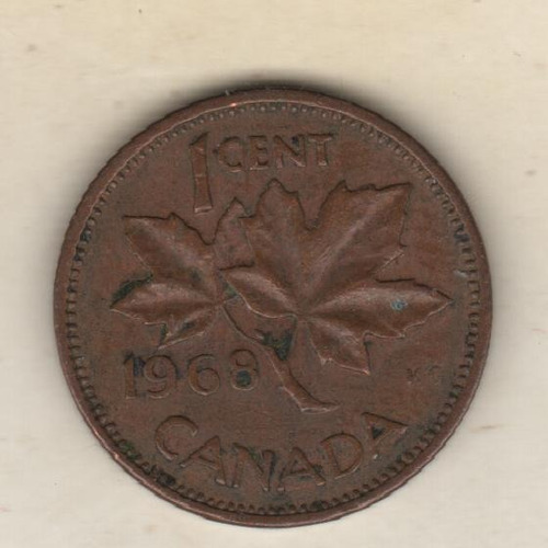 Canadá Moneda De 1 Centavo Año 1968 Km 49 - Excelente