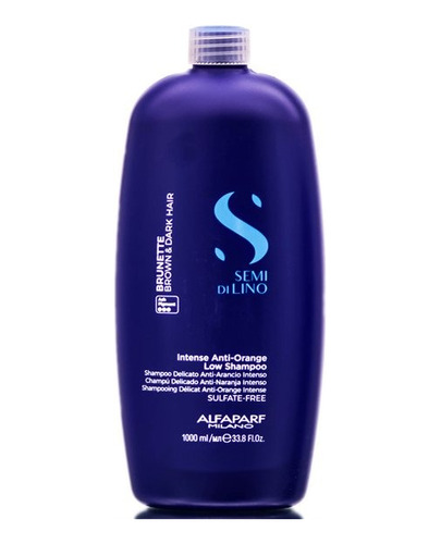 Shampoo Semi Di Lino Brunette Intense Anti-orange X 1l