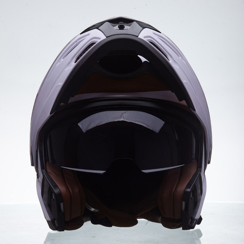 Imagem 7 de 10 de Capacete Lucca Rider One 1 Escamoteável Matt White + Nf-e