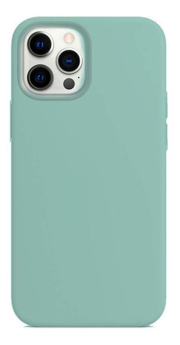 Imagen 1 de 1 de Silicona Icase Turquesa - iPhone 13 Pro Max