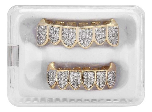 Para Grillz Dientes Set Hip Hop Prop Grillz Dientes