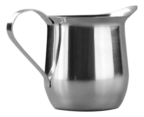 Jarra Artística Espumosa De Acero Con Leche Y Café Con Leche