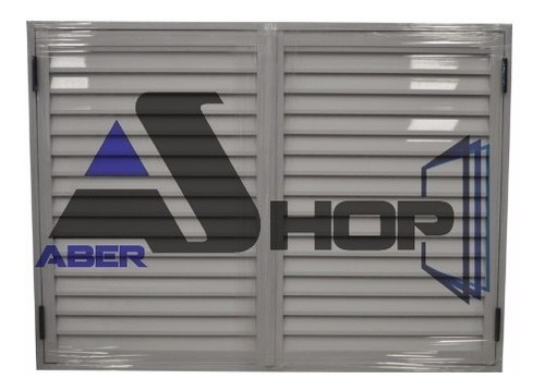 Imagen 2 de 8 de Postigon Aluminio 150x90 De Abrir 2 Hojas Abershop