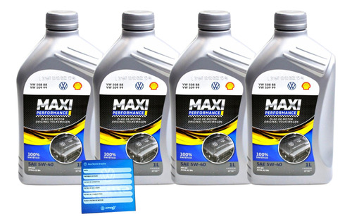 Kit Revisão 5w40 508 88 Maxi Shell Performance G053553r2