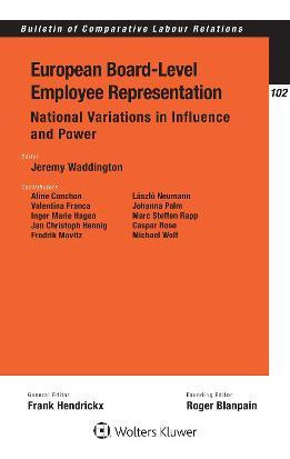 Libro European Board-level Employee Representation - Jere...