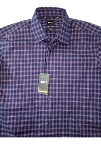 Hugo Boss Camisa Nueva Cuadros #small, No Armani, No Gucci