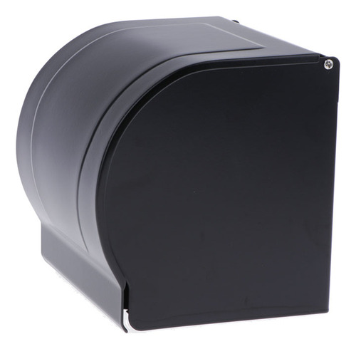 Caja De Soporte De Papel Higiénico Estante De Pared Negro