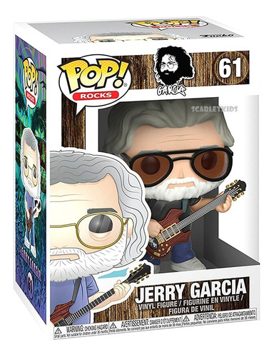 Funko Pop Jerry Garcia 61 Rocks Original Musica Scarlet Kids