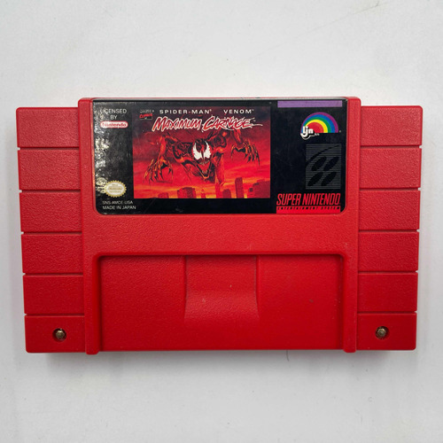 Spider-man Venom Maximum Carnage Snes