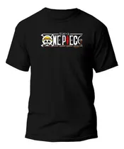 Comprar Playera Anime One Piece Logo Luffy Pirata Mugiwaras