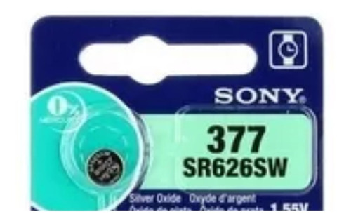 Imagen 2 de 5 de Pila Sony Murata 377/626 X 1(undidad) Original Distribuidor