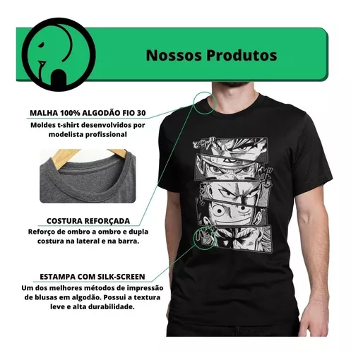 Camisa Camiseta Boku no Hero Academia -Personagens