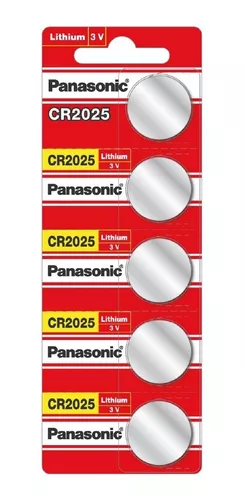 Pilas Baterias Panasonic Cr2025 Tamaño Botón 3 Voltios Paquete De