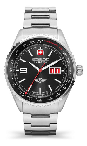 Reloj Swiss Military Smwgh2101006 Para Hombre Cristal Zafiro