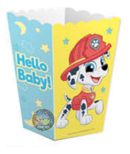 30 Cajas Palomeras Palomitas Carton Fiesta Paw Patrol Bebes