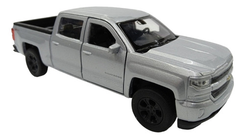 Chevrolet Silverado 2017 Zl1, Escala 1/38 Welly. 12cms. Gris