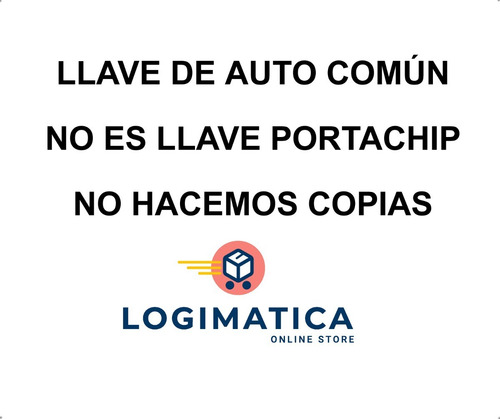 Imagen 2 de 3 de Llave Virgen Cerrajería Automotor Nissan Jma Dat-13p