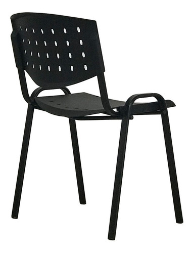 Silla de escritorio Tisera Gala fija plástica s29 ergonómica  negra