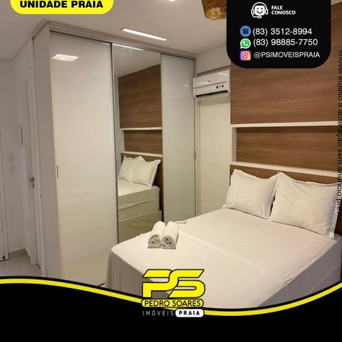 Imagem 2 de 6 de Flat Com 1 Dormitório À Venda, 40 M² Por R$ 499.000 - Tambaú - João Pessoa/pb - Fl0158