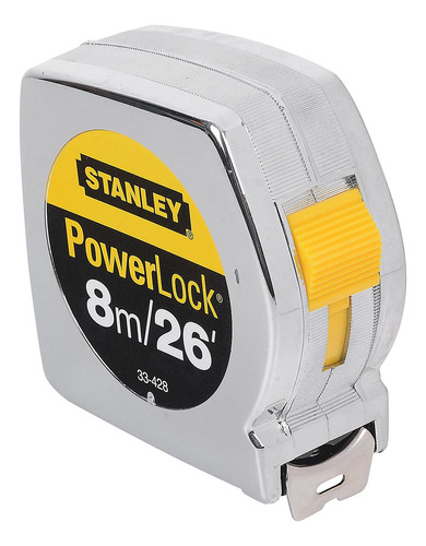 Huincha Stanley Medir Powerlock 8mts Mod: 33-428