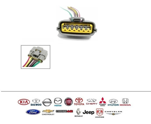 Conector Distribuidor Ford Laser Mazda 6 Pines