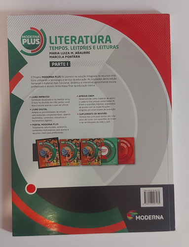 Moderna Plus - Literatura, Tempos, Leitores E Leitura (kit Completo) (Usado)