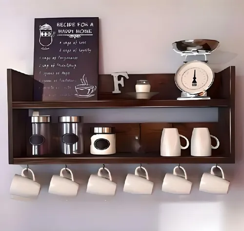 comprar Repisa Para Tazas Estación Coffe Bar 24cm Prof, Café