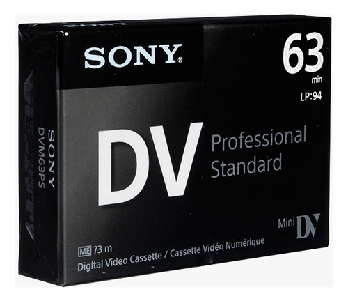 Sony Cassette Digital Video Standar Professional 60min 