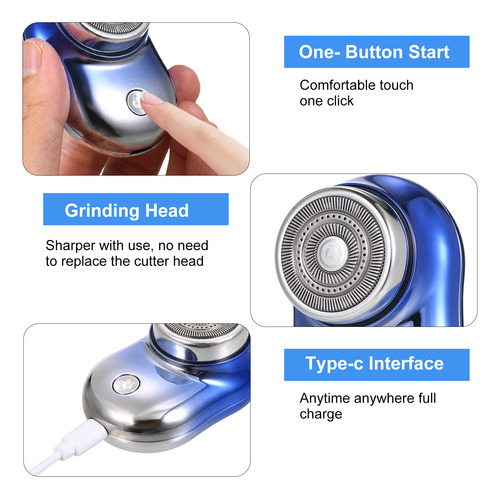 Dispositivo De Afeitado Eléctrico Wet Shave Para Hombre Para