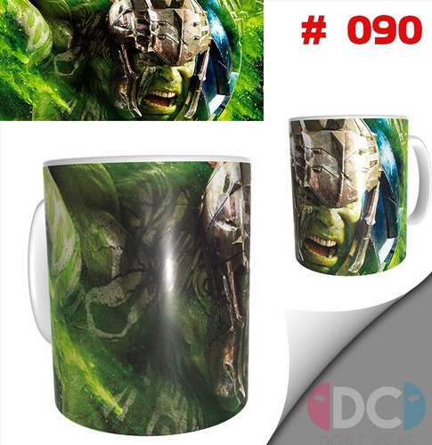 Imagen 2 de 3 de Tazas Comics Coleccionable Hulk Marvel # 090