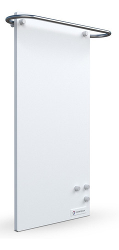 Imagen 2 de 3 de Panel calefactor toallero eléctrico Temptech 250 W blanco 220V