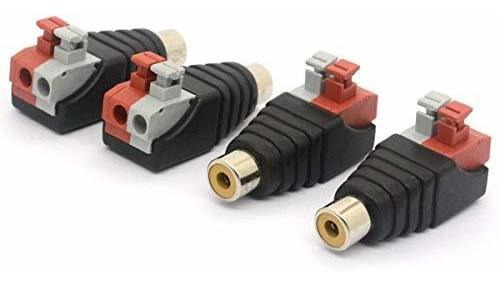 Cables Rca - Speaker Phono Rca Male Plug To Av 2 Screw Termi