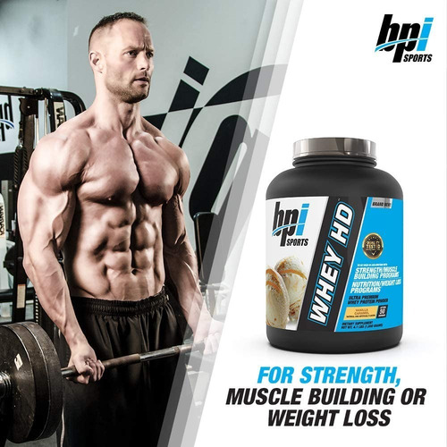 Imagen 4 de 6 de Proteina Bpi Sports Whey Hd 4.2 Libras 50 Servicios