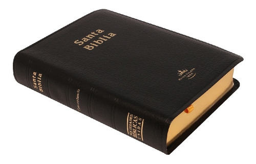 Biblia Reina-valera 1960 Compacta Imit Piel Negro Con Índice