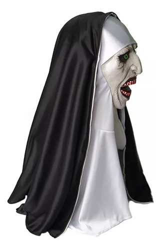 Máscara Terror La Monja The Nun Con Velo De Latex Halloween