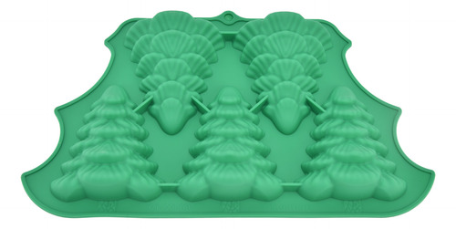 Árbol De Navidad, Silicona Apta Para Uso Alimentario, Fácil
