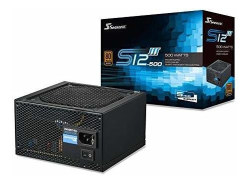 S12iii 500 Ssr500gb3 500w 80 Bronce Atx12v Y Eps12v Cab...