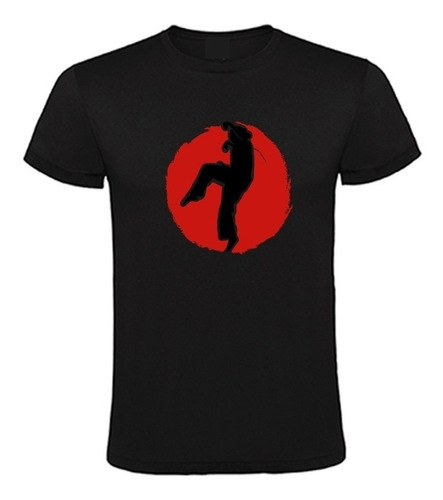 Polera De Karate Kid Daniel San Patada Grulla Adulto/niño