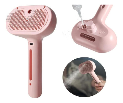 Cepillo De Vapor For Gatos De Limpieza 2 En 1 Gatos Y Perros