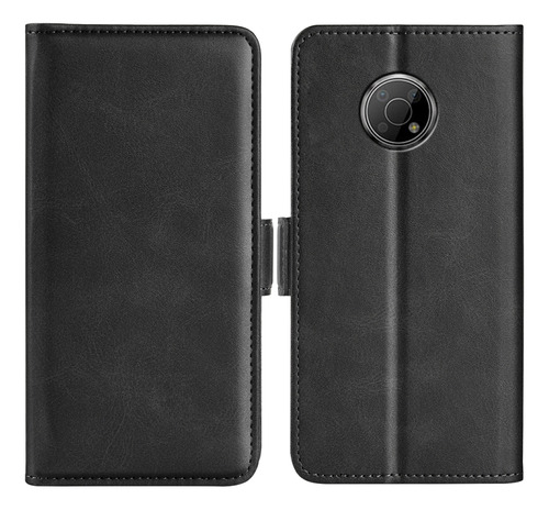 Funda De Piel Negra De Tpu Para Nokia G300