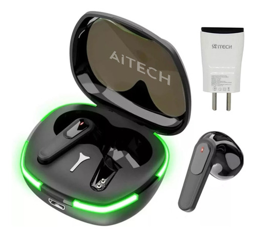 Combo Auricular Bluetooth Ai-600 + Cargador Rapido Aitech 