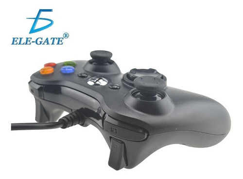 Imagen 4 de 5 de Control Gamepad Xbox 360 Alambrico Usb Pc Windows10 Ele-gate