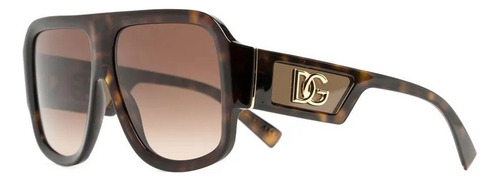 Lentes Sol Dolce & Gabbana Dg4401 Oversized Square Italy 58