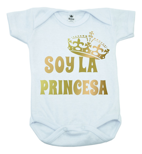 Pañalero Bebé Soy La Princesa Mameluco Pañalero