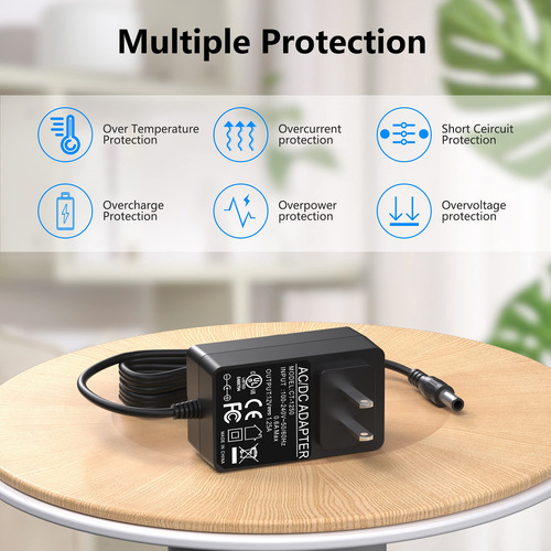 Cargador Vhbw 15w Para Echo Dot 3ª Y 4ª Generación Color