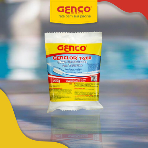 Kit 20 Cloro Tabletes Genclor T-200 Genco | Lojão Do Ferro