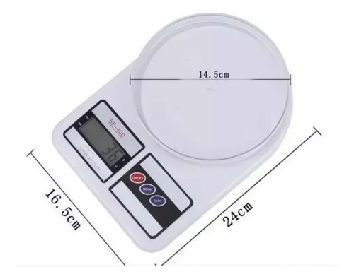 Balanza Pesa Digital Para Cocina Comercio 0 A 10kg