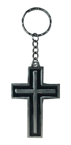 Imagen 2 de 3 de Hellsing Collar Dije Llavero Cruz Negra Alucard Victoria
